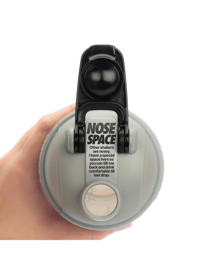 Hydra Cup ProFlow [2 Pack] 28 oz Shaker Bottles for Protein Shakes, Shaker Cups with Ball Blender Whisk, Shaker Bottle with Handle, Travel To Go, BPA Free (Black & Grey, 28oz) - Image 4