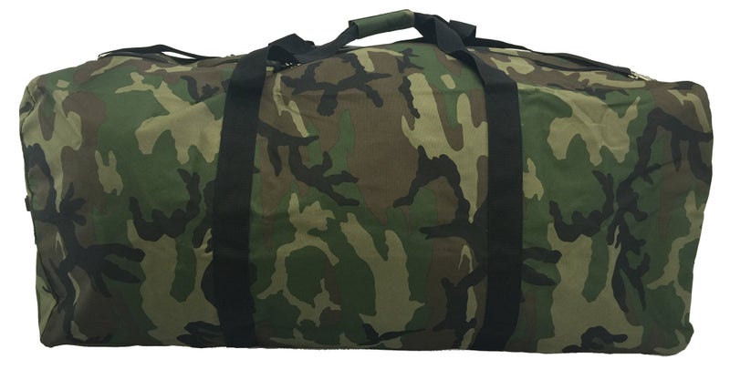 K-Cliffs Heavy Duty Cargo Duffel Large Sport Gear Drum Set Equipment Hardware Travel Bag Rooftop Rack Bag (30" x 15" x 15", Camouflage) - Image 4
