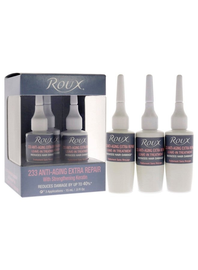 Roux 233 Anti-Aging Extra Repair, Leave In Treatment with Strengthening Keratin, 3 Applications per Box - Image 3
