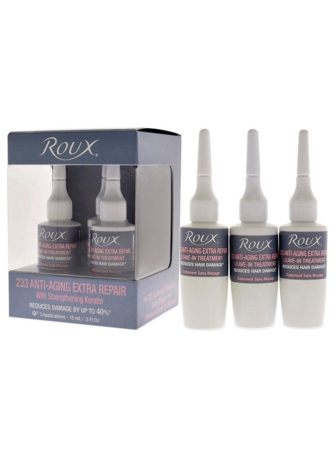 Roux 233 Anti-Aging Extra Repair, Leave In Treatment with Strengthening Keratin, 3 Applications per Box - Image 4
