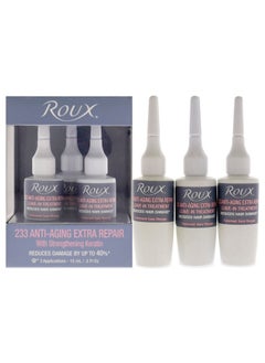 Roux Roux 233 Anti-Aging Extra Repair, Leave In Treatment with Strengthening Keratin, 3 Applications per Box  - Image 1
