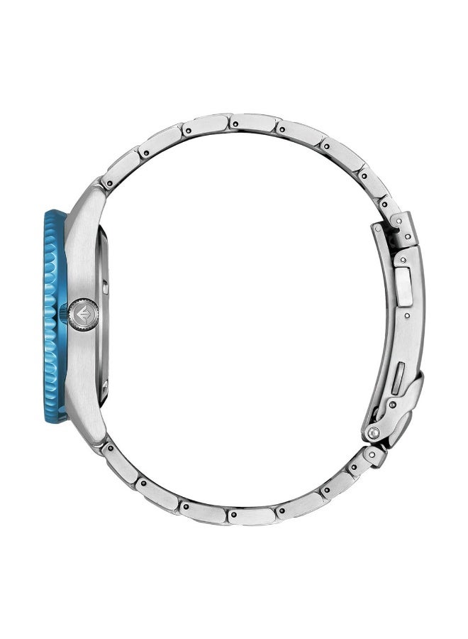 CITIZEN Citizen Promaster NB6026-56L Men’s Watch, Mechanical Diver 200M Blue Dial 41mm Case Titanium Automatic  - Image 4