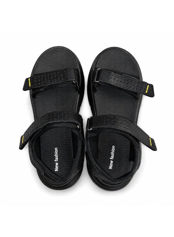 Men's Comfort Adjustable Sandals – Casual Walking Sandals with Cushioned Footbed and Flexible Shock-Absorbing Sole - Image 2