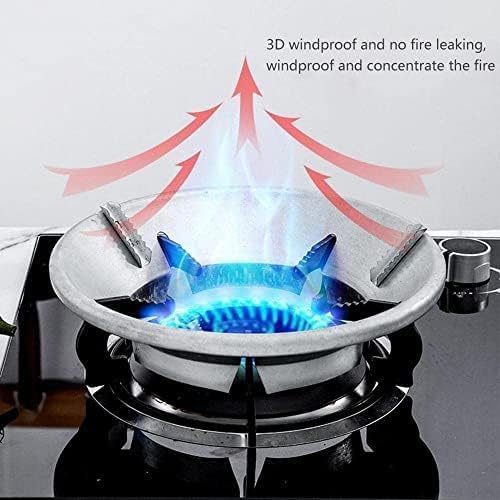 NOBILEA Gas Saver Burner Stand Gas Saver Jali Home Gas Stove Fire Windproof Energy Saving Stand Pack of 1 Aluminium Home Gas Stove Fire Windproof Energy Saving Stand - Image 3