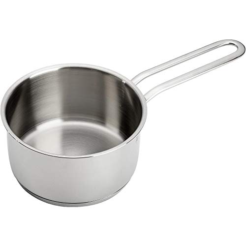 WMF Sauce pan Ø 10 cm Approx. 0,5l Mini Stackable Pouring Rim Metal lid Cromargan Stainless Steel Brushed Suitable for All Stove Tops Including Induction Dishwasher-Safe - Image 4
