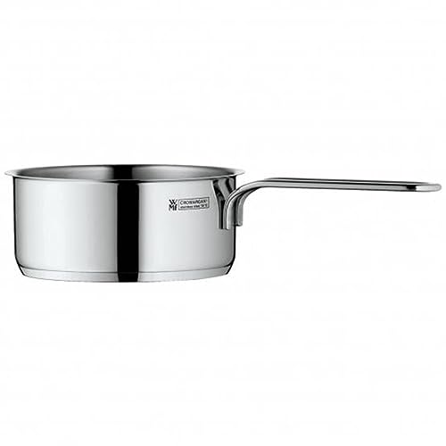 WMF Sauce pan Ø 10 cm Approx. 0,5l Mini Stackable Pouring Rim Metal lid Cromargan Stainless Steel Brushed Suitable for All Stove Tops Including Induction Dishwasher-Safe - Image 1