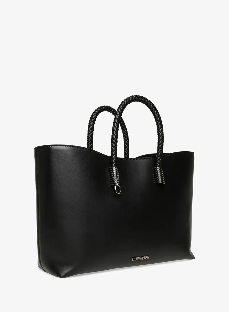 Steve Madden  Bgino Top Handle Logo Detail Tote for Women | Best Price UAE