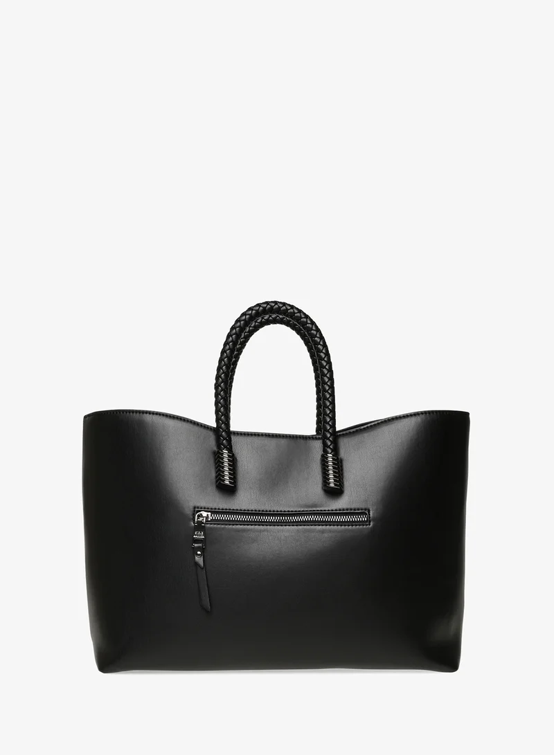 Steve Madden Bgino Top Handle Logo Detail Tote