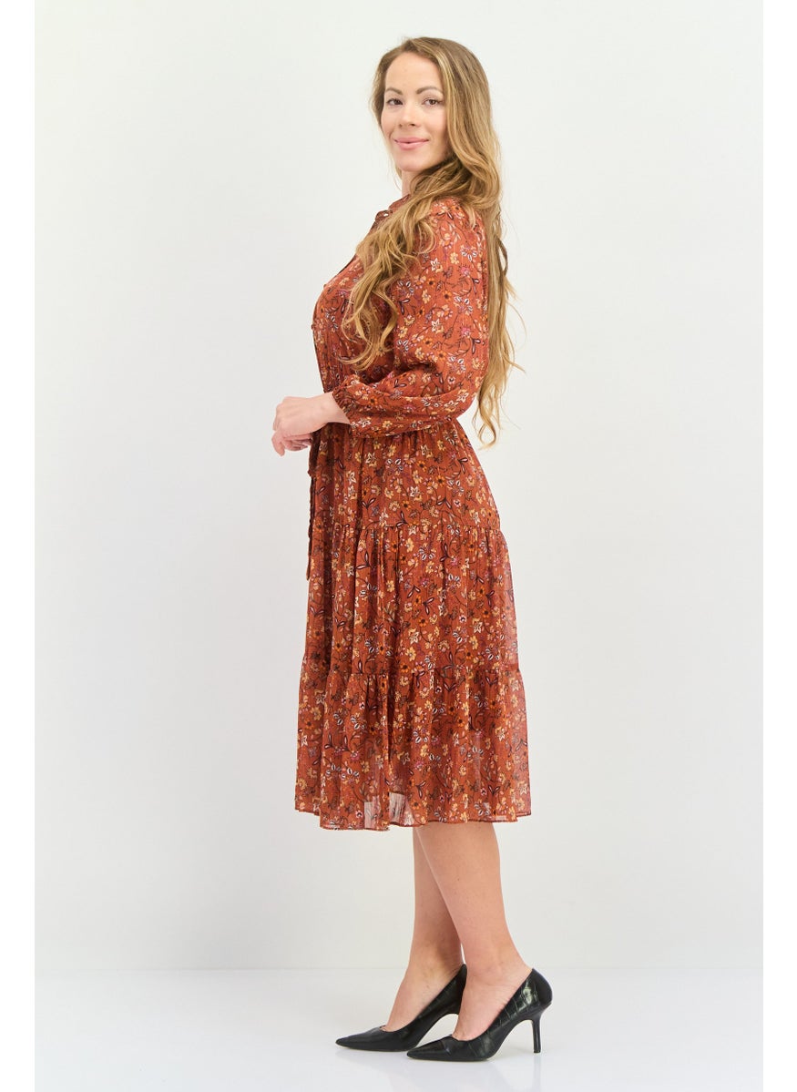 Nanette lepore Women Allover Print Midi Dress, Multicolor  - Image 3