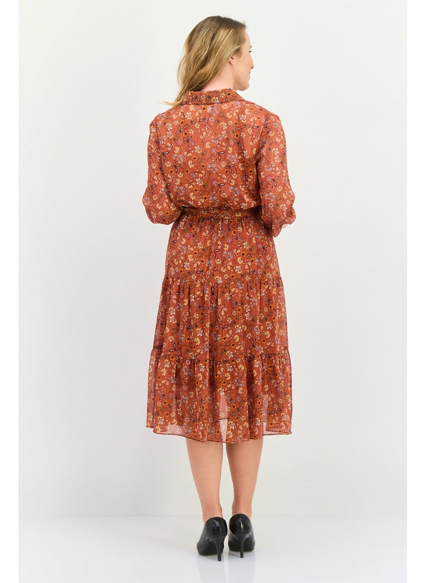 Nanette lepore Women Allover Print Midi Dress, Multicolor  - Image 4