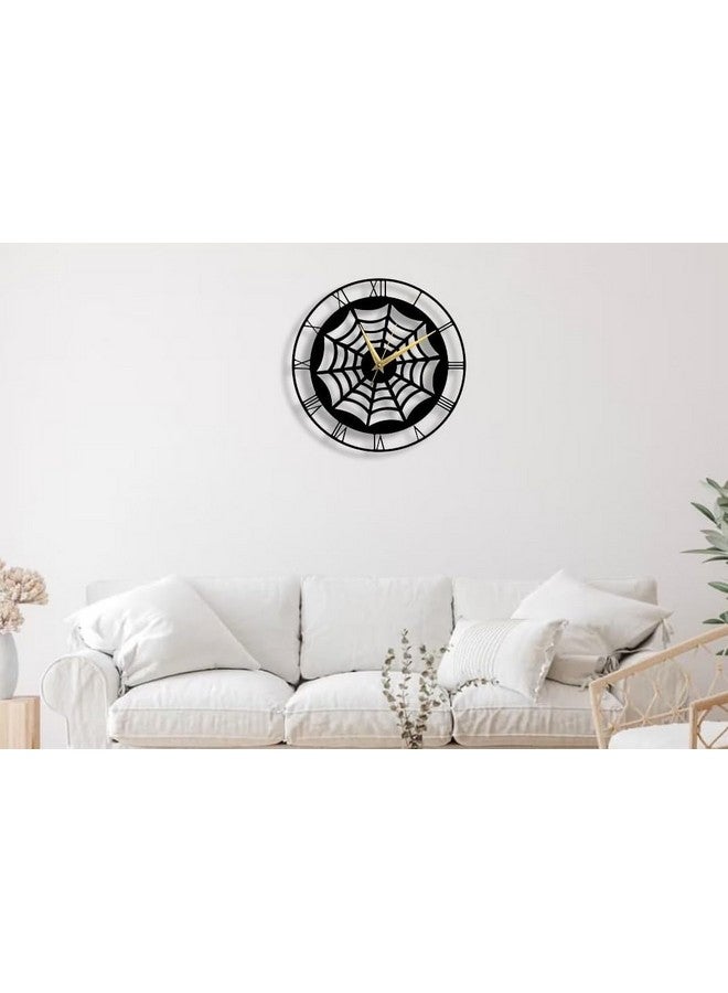 Cartvilla Carftvilla Metal Premium Roman Analog Wall Clock for Living Room Bedroom Decor, Vintage Clock. Black (40 CM) DA-63 - Image 5