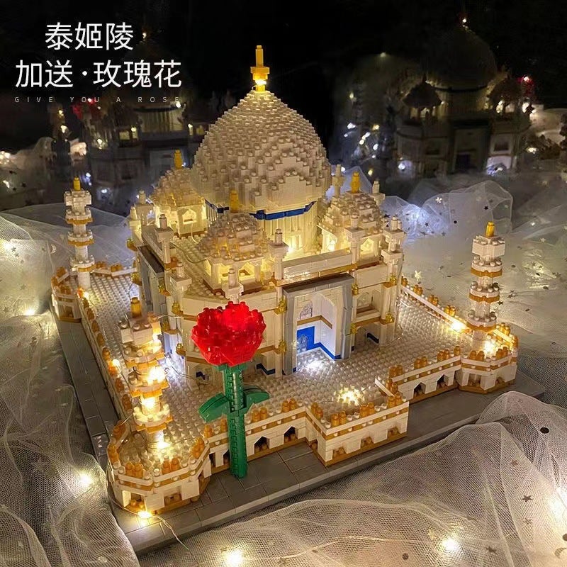 Tiananmen Building Blocks Chinese Building Model Compatible With Lego Microparticles Peach Blossom Pool Suzhou Garden Toys - Image 4
