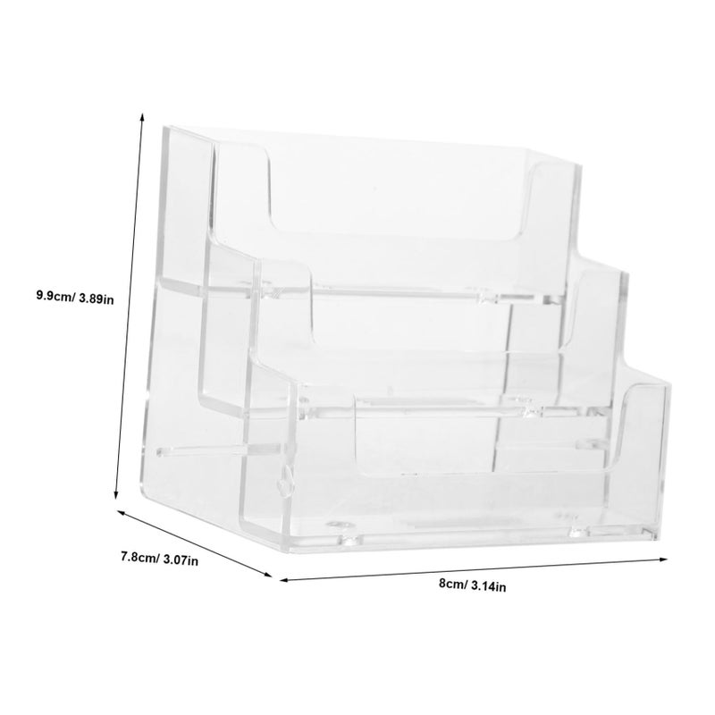 Single Business Card Holder Multi Organizer Desk Display Stand For Office Use - Image 5