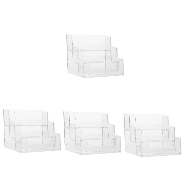 Single Business Card Holder Multi Organizer Desk Display Stand For Office Use - Image 2