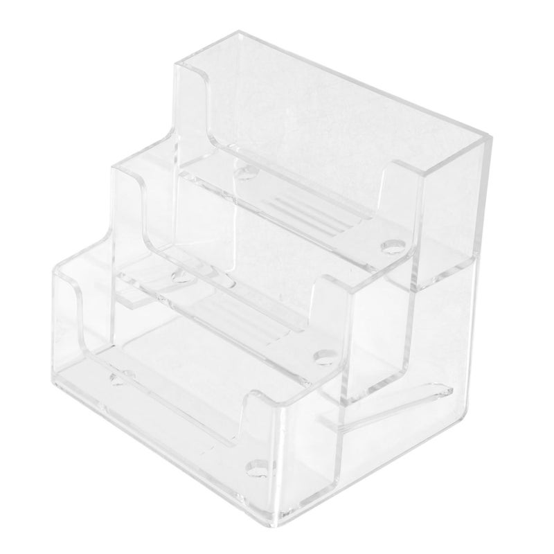 Single Business Card Holder Multi Organizer Desk Display Stand For Office Use - Image 4