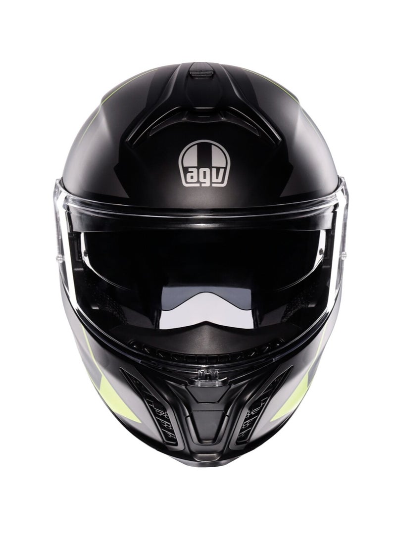AGV TOUR MODULAR MATT BK/YL/FLU - Image 3