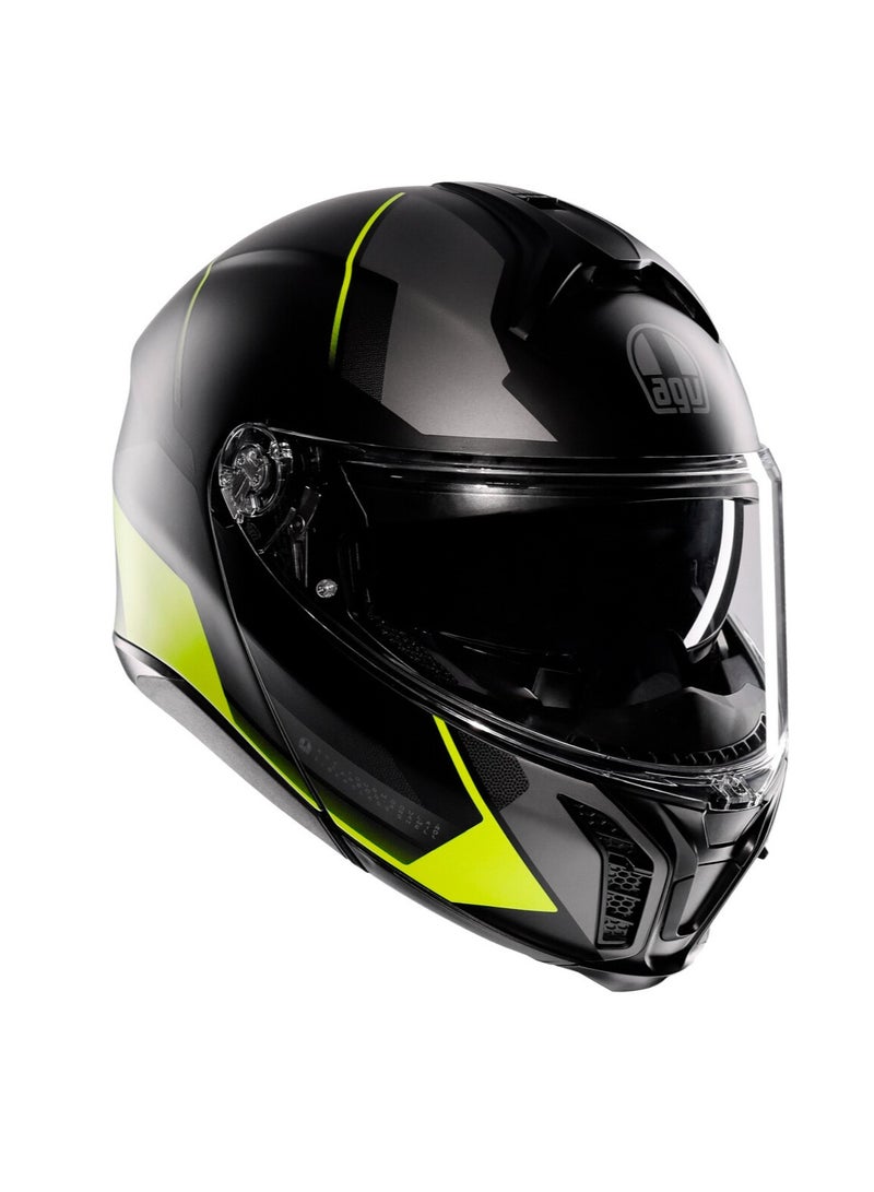 AGV TOUR MODULAR MATT BK/YL/FLU - Image 4