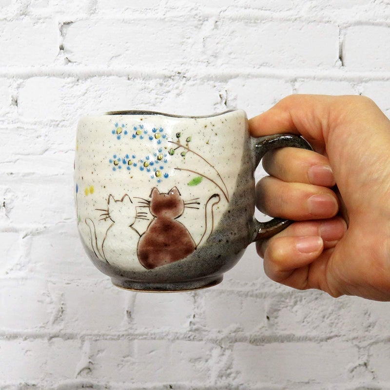 Kutani Yaki(Ware) Coffee Mug Sunny Place - Image 3