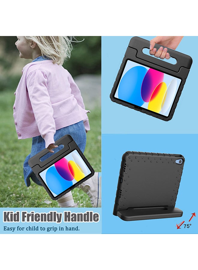 O Ozone Kids Case for iPad 10th Generation 10.9 Case 2022 With Pencil Holder Durable Shockproof Lightweight Protective Handle Stand Case - Red  - Image 4