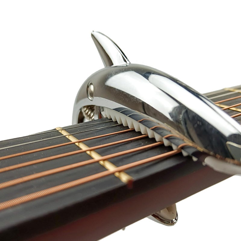 Rrayia Guitar Capo Shark Capo for Acoustic and Electric Guitar,Ukulele with Good Hand Feeling, No Buzzing and Durable,Gift for Musicians - Image 5
