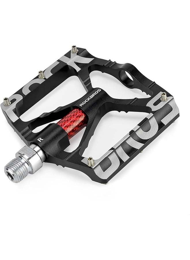 Rockbros ROCKBROS Mountain Bike Pedals MTB Pedals CNC Non-Slip Lightweight Aluminum Alloy Bicycle Pedals Sealed Bearings Bicycle Platform Pedals 9/16" BMX Road Bike Pedal  - Image 2