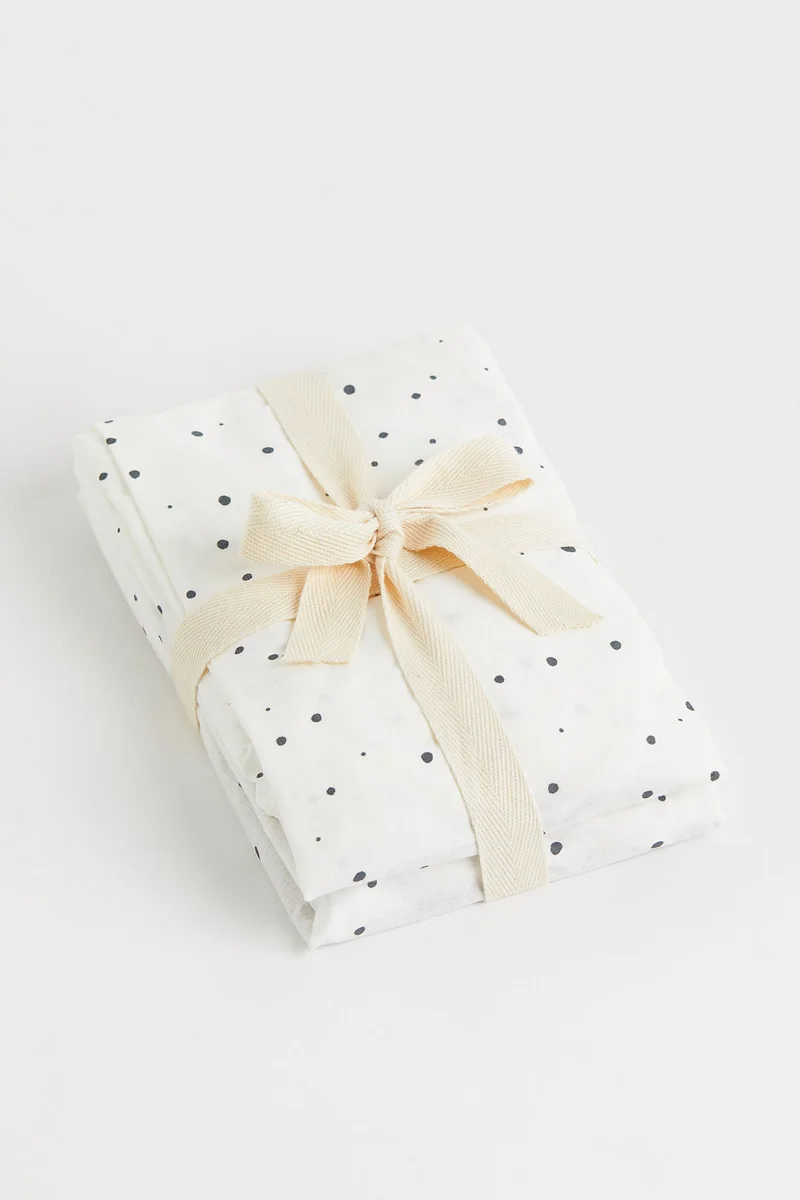 H&M 2-pack cotton changing mat covers