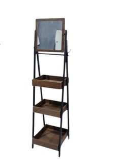 Storage Shelves Stand with Mirror From Pixels Furniture - pzsku/ZA1C70001585D17B6F317Z/45/_/1733980582/72fae05e-a4cb-47c7-9e36-59723edc1023