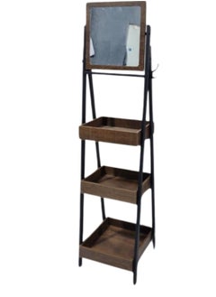 Storage Shelves Stand with Mirror From Pixels Furniture - pzsku/ZA1C70001585D17B6F317Z/45/_/1733980633/431b23c4-598c-463d-88a6-d095d1b68f98