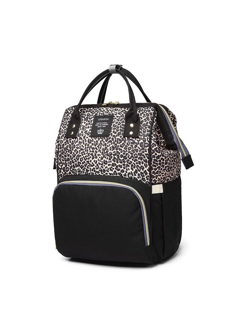 LEQUEEN Fashionable Multi-Functional Large-Capacity Mommy Bag - New Style Shoulder  Backpack - Image 2