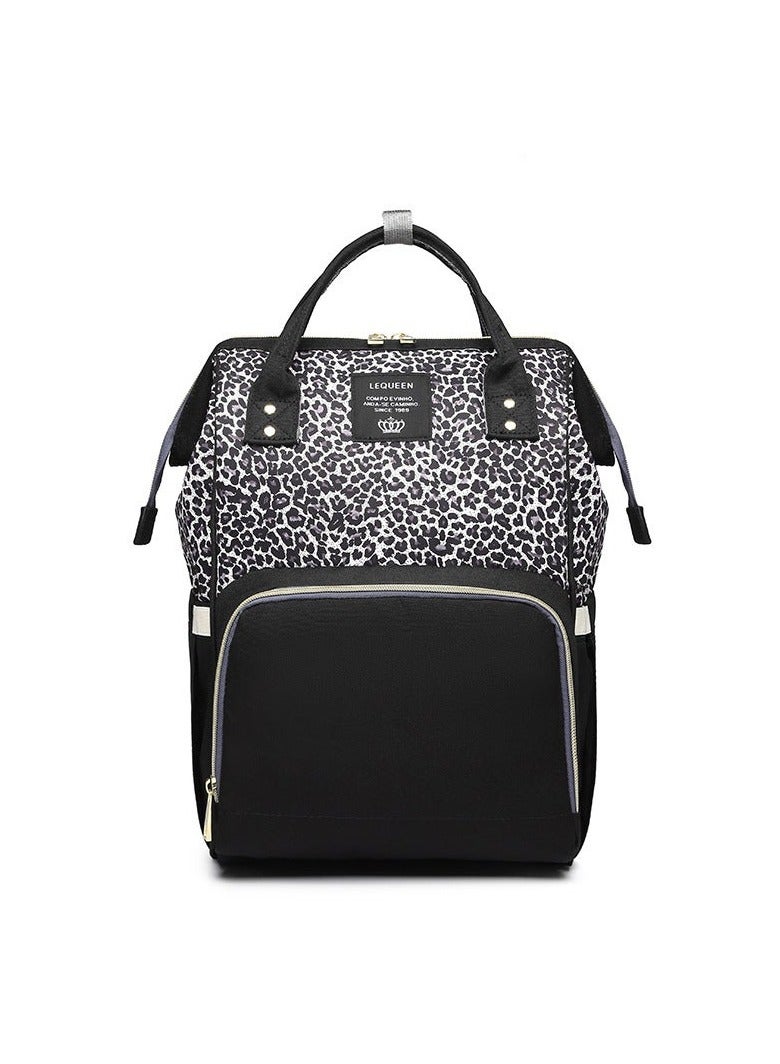 LEQUEEN Fashionable Multi-Functional Large-Capacity Mommy Bag - New Style Shoulder  Backpack - Image 3