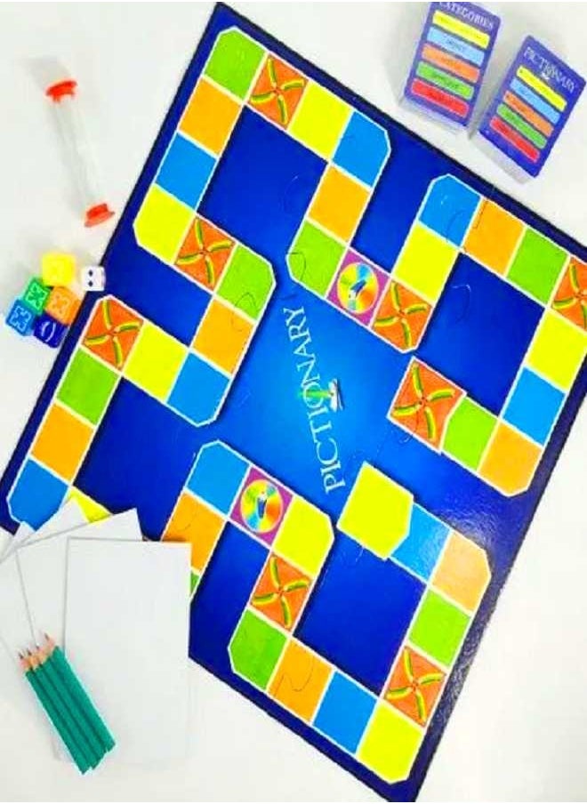 Pictionary Party - the Classic Game of Quickdraw (Blue) - Board Game