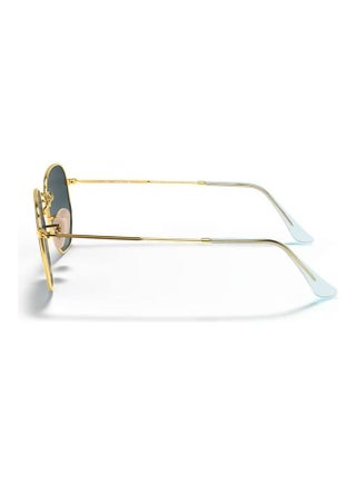 Unisex Hexagonal Flat Lenses Sunglasses-Lens Size:51mm - view 4