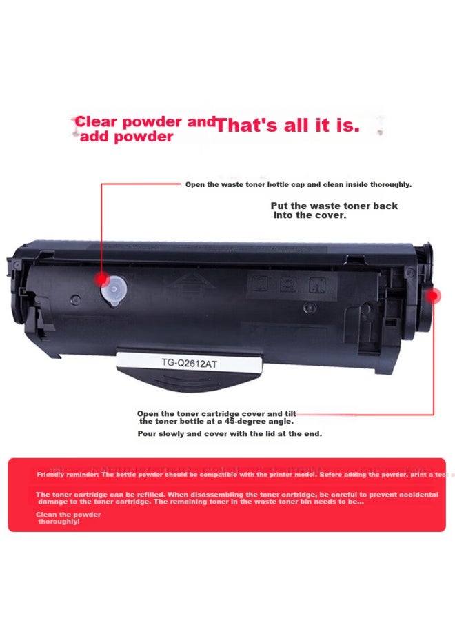Tango Xinlv Tango Q2612a Toner Cartridge, Compatible With Hp Laserjet 1020plus M1319f 1010 Printer 1018 3050 Canon Lbp2900+ Printer Toner Cartridge - Image 2