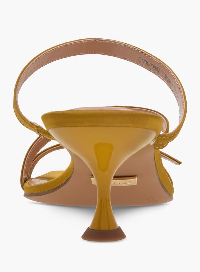 سيليست صنادل نسائية بكعب ستيليتو بحزام سهل الارتداء - Image 4