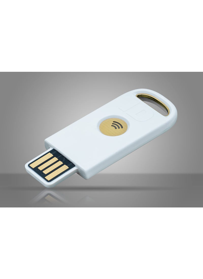 Identiv Identiv uTrust FIDO2 NFC Security Key USB-A (FIDO, FIDO2, U2F, PIV, TOTP, HOTP, WebAuth)  - Image 1