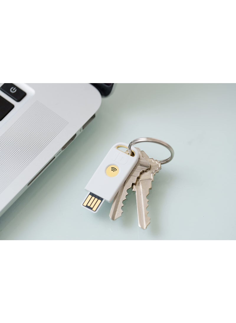 Identiv Identiv uTrust FIDO2 NFC Security Key USB-A (FIDO, FIDO2, U2F, PIV, TOTP, HOTP, WebAuth)  - Image 3