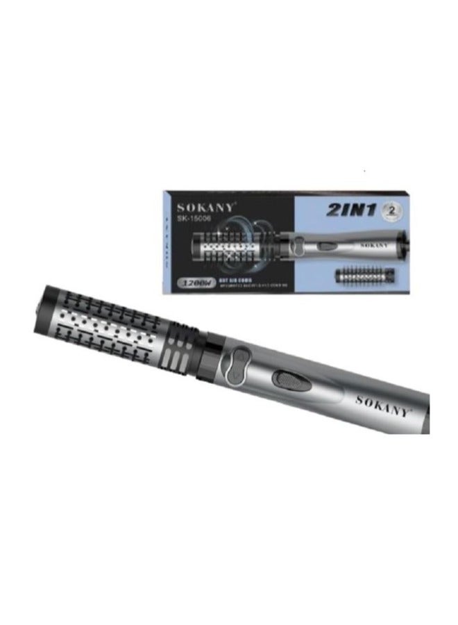 سوكاني فرشاه فرد الشعر سيراميك سوكاني، اسود ورمادى - SK-15006 - Image 1