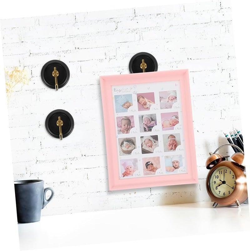 Black Self Adhesive Wall Hooks 2 Pack for Towels Keys Clothes No Damage to Walls - Image 3
