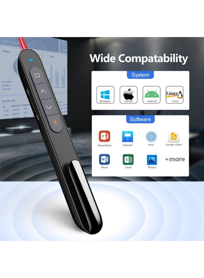 NXT N27 laser pointer,presentation pointer remote control,powerpoint wireless presenter remote - Image 3