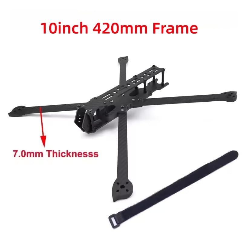 Carbon Fiber FPV Frame for XL10 V7 10inch RC Quadcopter - Image 2