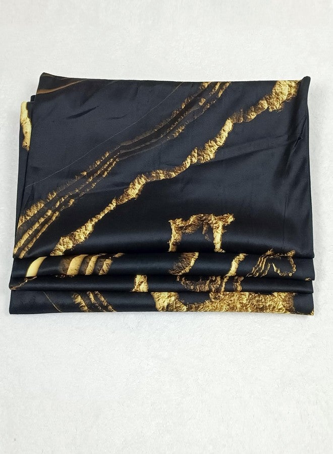 LDJRSY Black and Gold Couch Decor Throw Pillow Covers 18X18 Inch Black and Brown Gold Home Decorative Pillow Covers Set of 4 for Living Room Bedroom Bed Couch Cushion Cover Sofa Decor Pillow Cases - Image 5