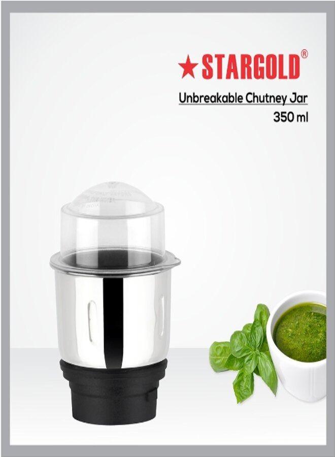 ستارجولد خلاط ومطحنة 3 في 1 750 وات من ستارجولد للاستخدام متعدد الأغراض مع وعاء ستانلس ستيل، SG-1379 أحمر - Image 4