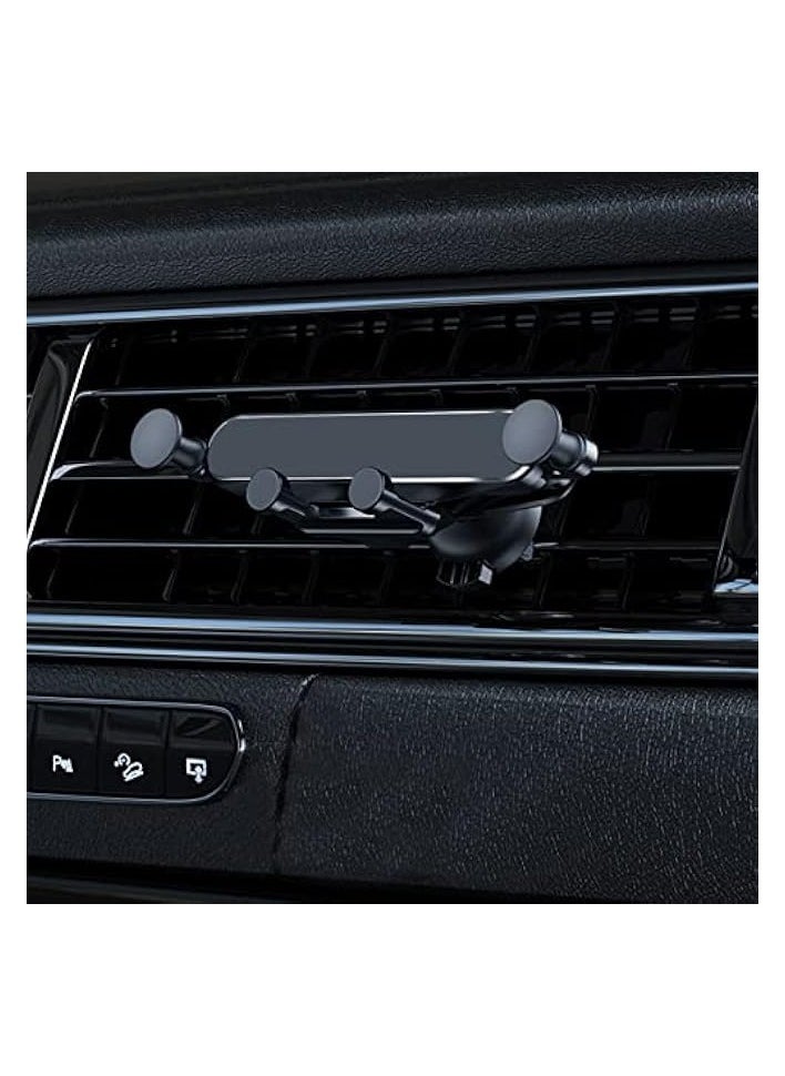 erorex Gravity Car Phone Mount Holder Universal Air Vent Phone Holder for Car Dashboard Windshield Vent Compatible with All 4.7-7inch Phones (Black)  - Image 1