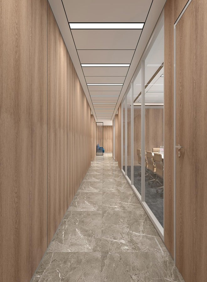 TOTIO Light Brown Wood Grain Contact Paper Tan Walnut Textured Peel and Stick Wallpaper 16x354in Air Guide Slot Design Matte Thicken Self-Adhesive Waterproof Furniture Stickers Vinyl Decorative Film - Image 3