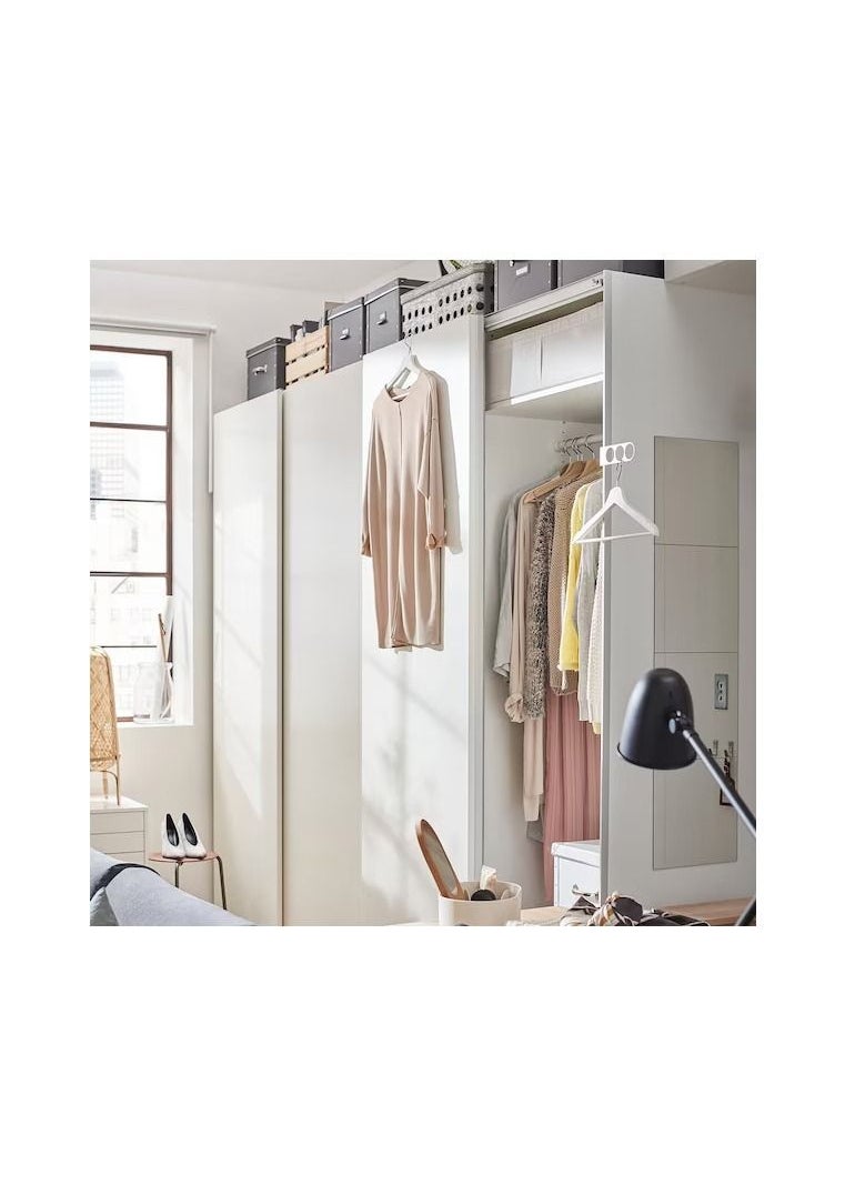 Generic - Pair of sliding doors, white, 150x236 cm - Image 1
