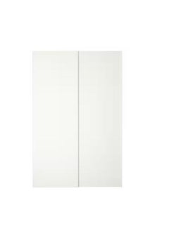 Pair of sliding doors, white, 150x236 cm