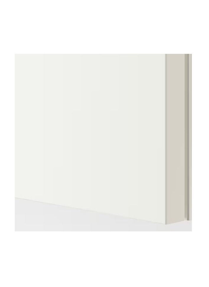 Generic - Pair of sliding doors, white, 150x236 cm - Image 1