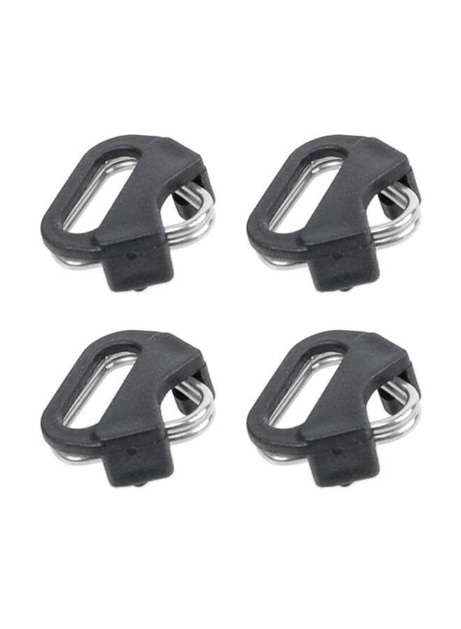 Foto&Tech 4 pieces Stainless Steel Lug Ring Camera Strap Triangle Split Ring Adapter and ABS Cap, Compatible with Fujifilm Lecia Nikon Canon Sony Olympus Pentax Panasonic SLR RF Mirrorless Camera - Image 1