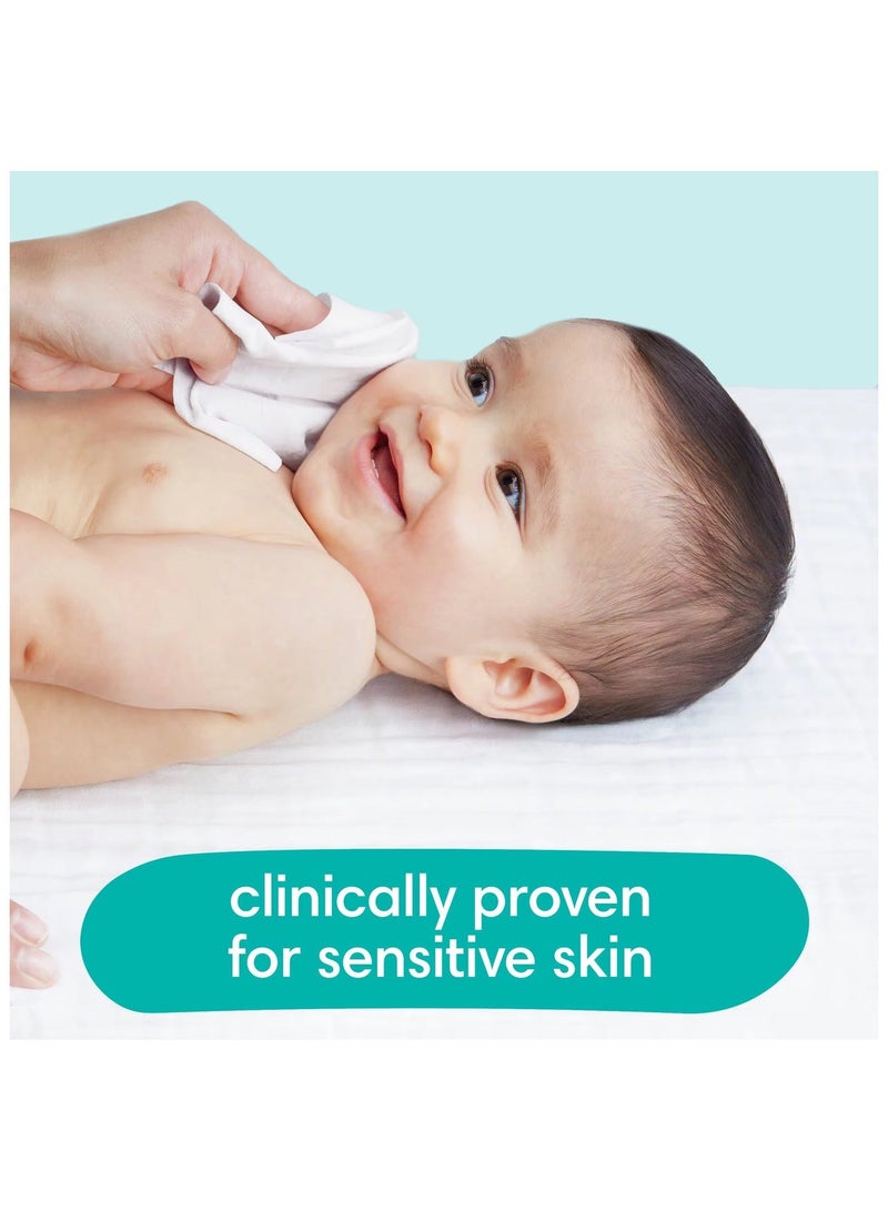 Baby Wipes 99.9% EDI Purified Water Alcohol-Free, 180 Count (3 Packs)，Extra Large 6.6*7 inch，Gentle for Newborn & Sensitive Skin(Includes resealable lid) - Image 3