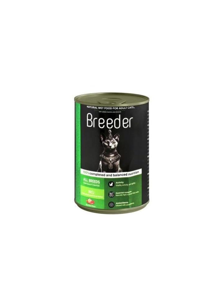Breeder Cans Cat Food Mixed Meats 400g - Image 1
